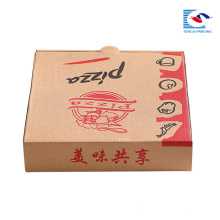 caixa de embalagem ondulada da pizza feita sob encomenda 18inch com seu logotipo
